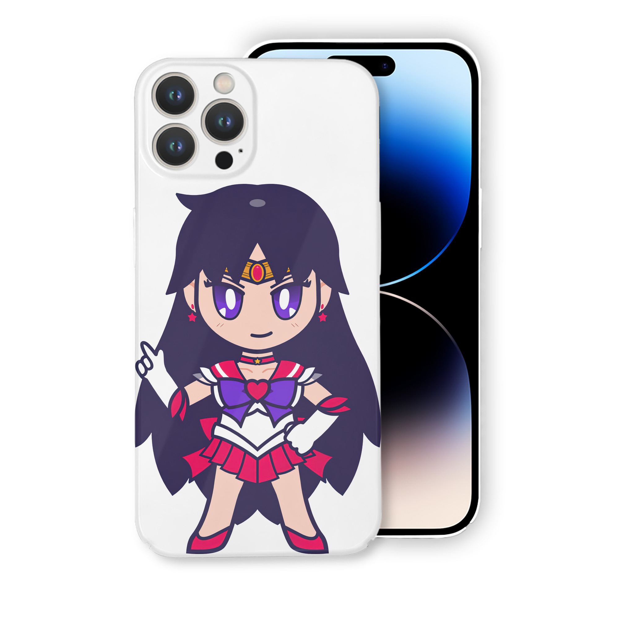（画像用） 美少女戦士セーラームーン 火野レイ ひの レイ Sailor Moon Hino Rei （セーラーマーズ,Sailor Mars） 【iPhone 14シリーズ対応】ハードケース